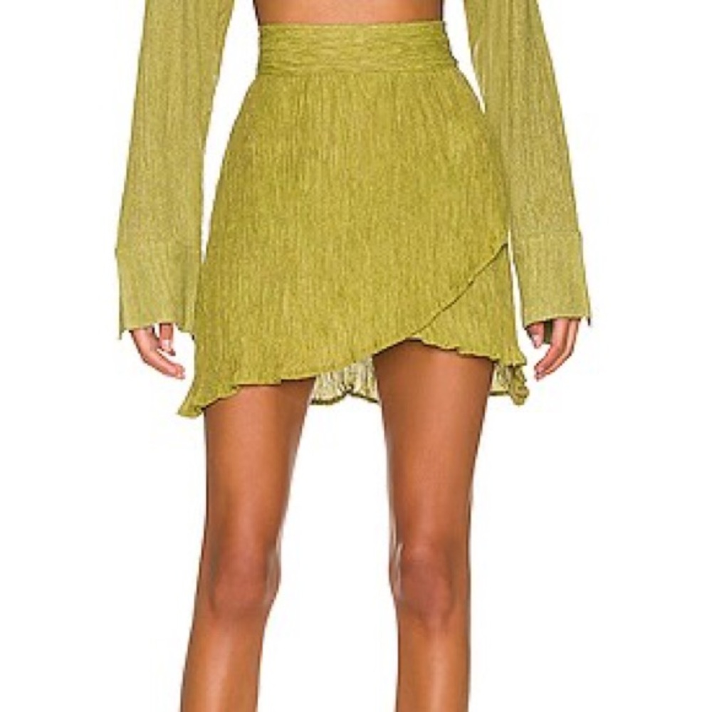 SAVANNAH MORROW Salsa Skirt in Agave Size XXS 2XS